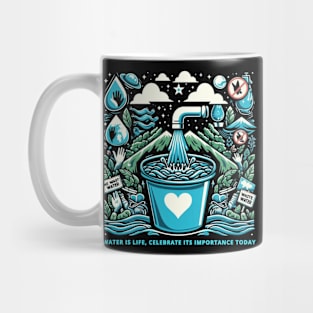 Water is life, celebrate its importance today Mug